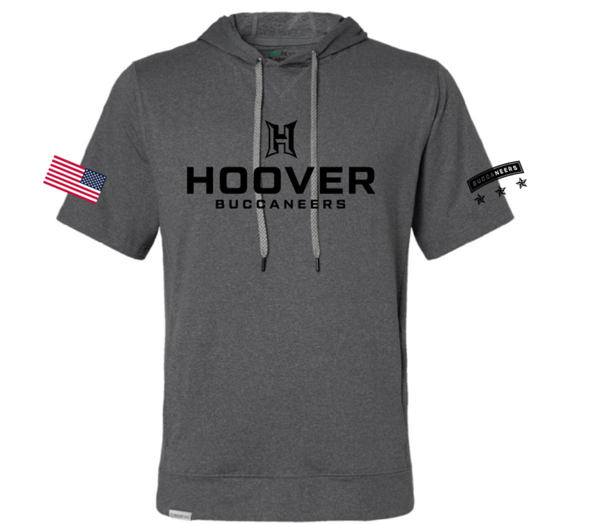 Short sleeve hoodie